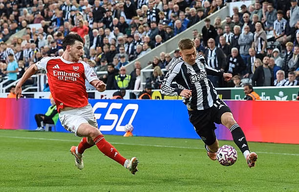 Cầu thủ Arsenal trong buổi tập trước trận gặp Newcastle