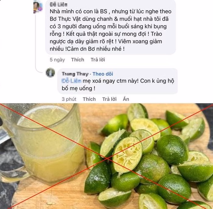 Việc lạm dụng nước cốt chanh liều cao không những không thải độc mà còn gây tổn thương niêm mạc dạ dày nghiêm trọng.