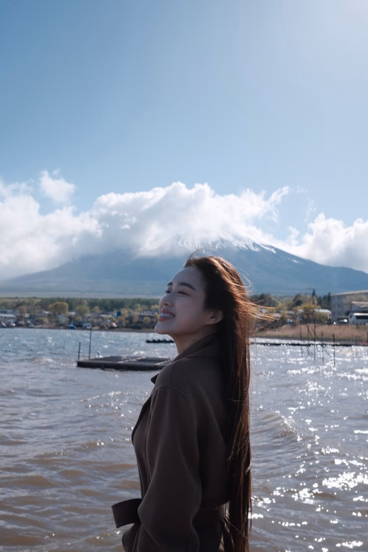 Hồ Kawaguchiko - nơi lưu giữ những kỷ niệm tình yêu của cặp đôi