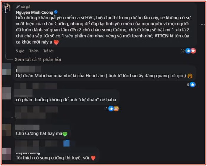 Sự gắn kết chân thành giữa Nguyễn Minh Cường và Hồ Văn Cường là nền tảng cho những sản phẩm âm nhạc thành công