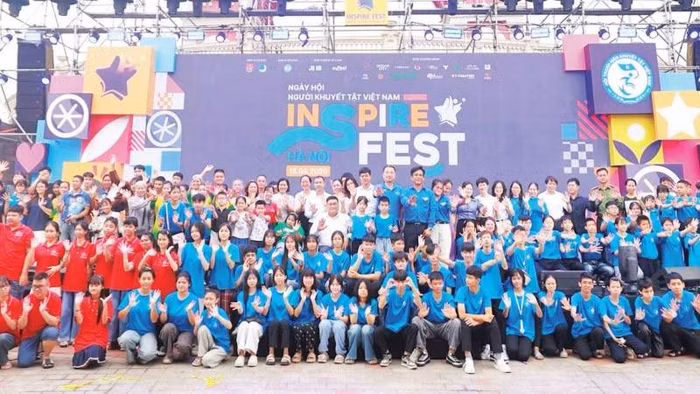 Inspire Fest 2026 là nơi tôn vinh nghị lực và khát vọng cống hiến của thanh niên khuyết tật Việt Nam. (Ảnh: Hội Thanh niên Khuyết tật Việt Nam)