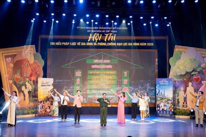 Đội dự thi phường Long Phước mở màn phần thi đầu tiên