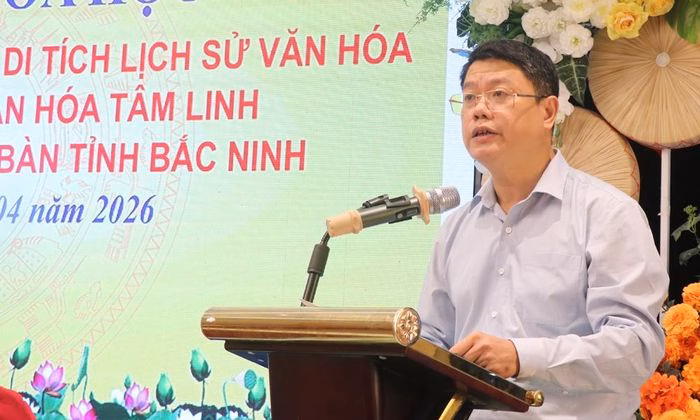 Ông Đỗ Tuấn Khoa nhấn mạnh vai trò của di sản trong cơ cấu kinh tế địa phương.